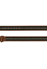 Catchfly Ladies Belt Tan w/Turquoise