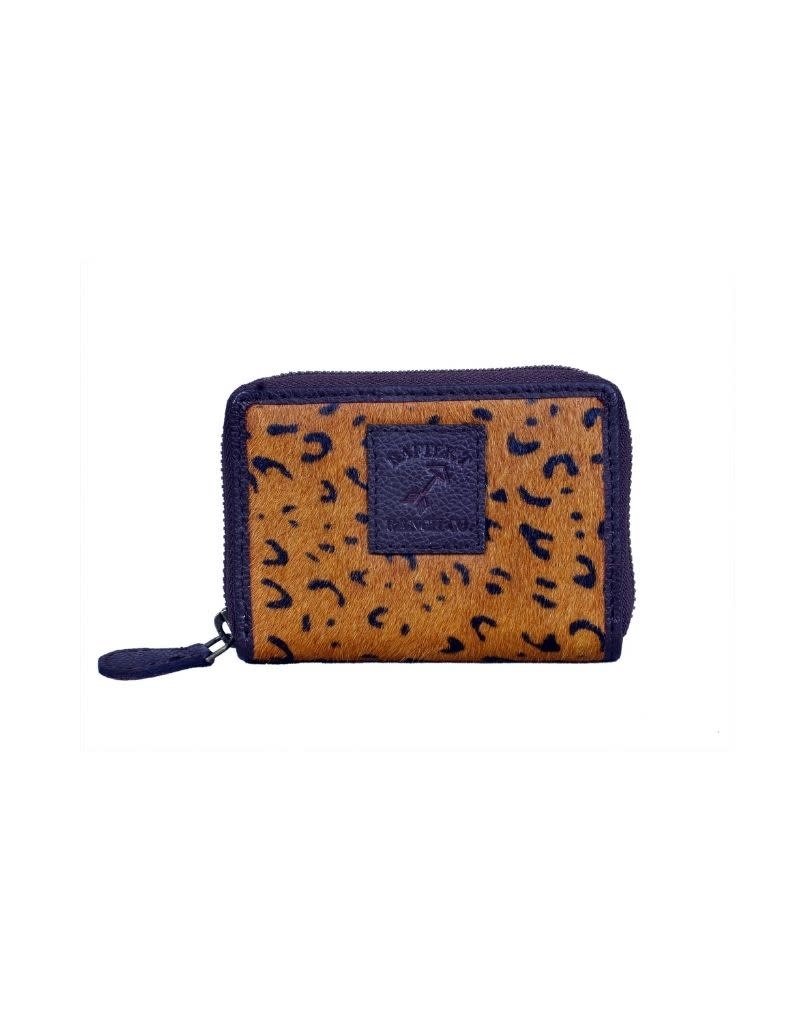 Rafter T Ranch Company Wallet - Small w/Leopard Hairon