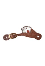 MARTIN Card Suite Chocolate Skirting Spur Straps