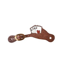MARTIN Card Suite Chocolate Skirting Spur Straps