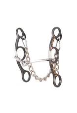 Sherry Cervi Barrel Bit Short Shank O-Ring Square Snaffle