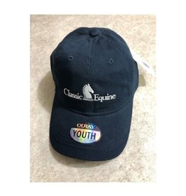 Classic Equine Kids Cap Navy Blue w/Embroidery