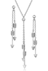 Montana Silversmiths Doubling Arrow Jewelry Set