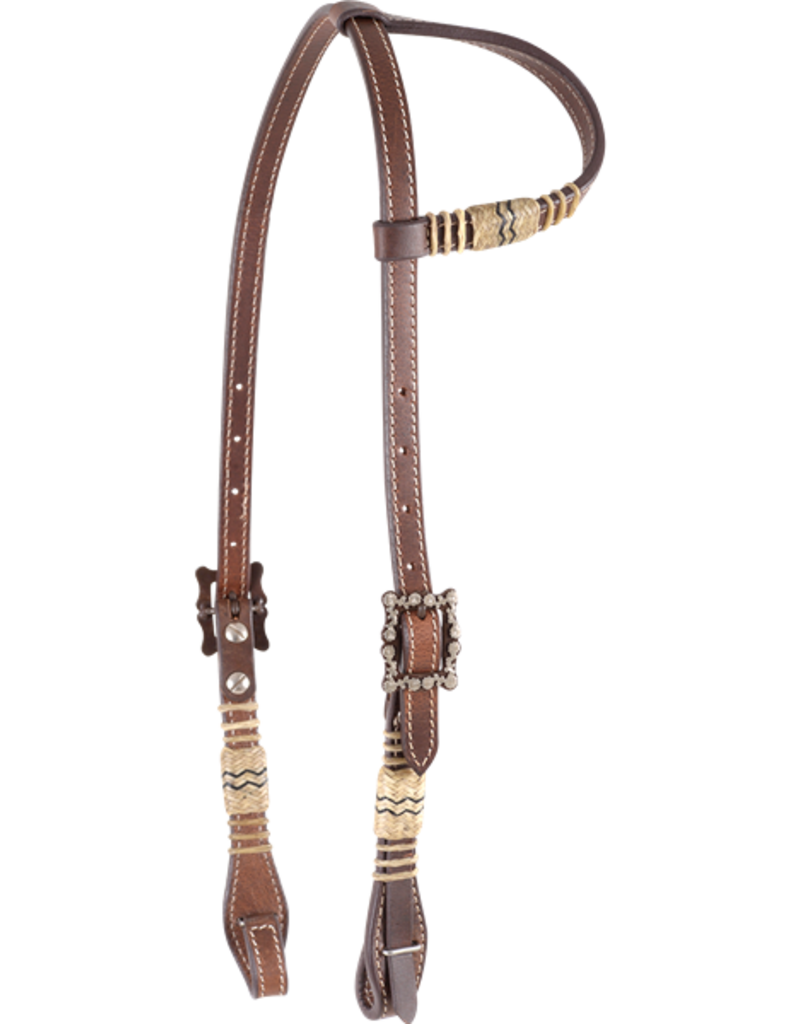 Cashel Headstall Slip Ear Chocolate