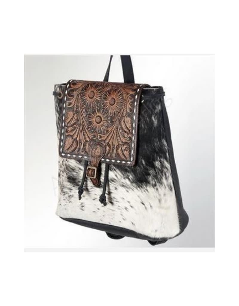American Darling Backpack Hide On with tooling