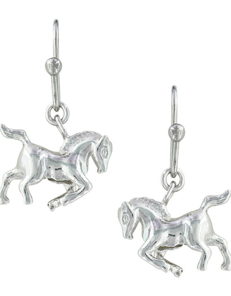 Montana Silversmiths Prancing Horse Earrings