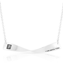 Montana Silversmiths I Am With You Twisted Slim Dog Tag Necklace