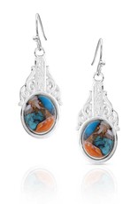 Montana Silversmiths Mountain Glacier Stone Cascade Earrings