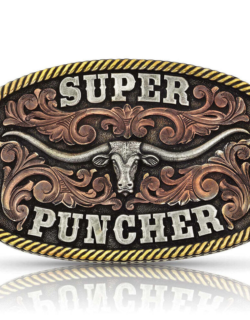 Montana Silversmiths Dale Brisby Super Puncher Longhorn Buckle