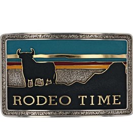 Montana Silversmiths Rodeo Time Southwestern Belt Buckle