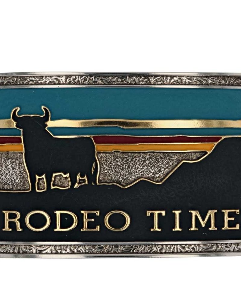 Montana Silversmiths Rodeo Time Southwestern Belt Buckle