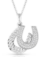 Montana Silversmiths Country Charm Horseshoe Necklace