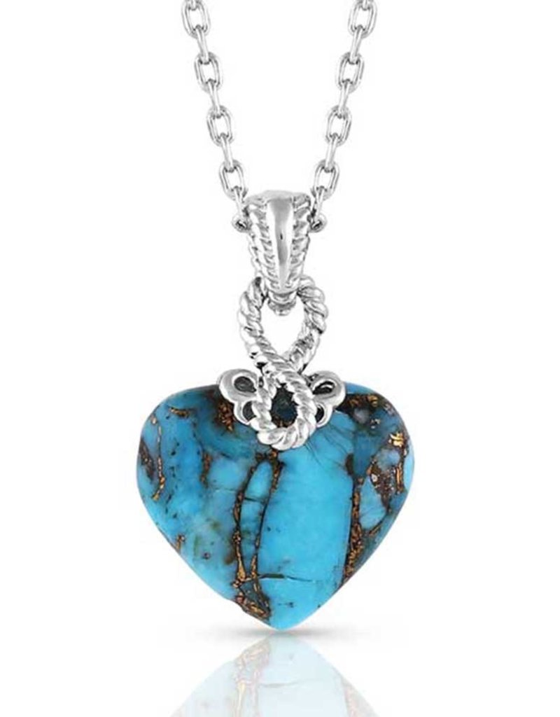 Montana Silversmiths Untamable Heart of Stone Necklace