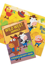 Oriental Trading Western Animal Sticker Activity Book