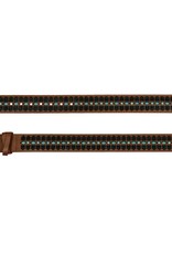 Catchfly Ladies Belt Tan w/Turquoise