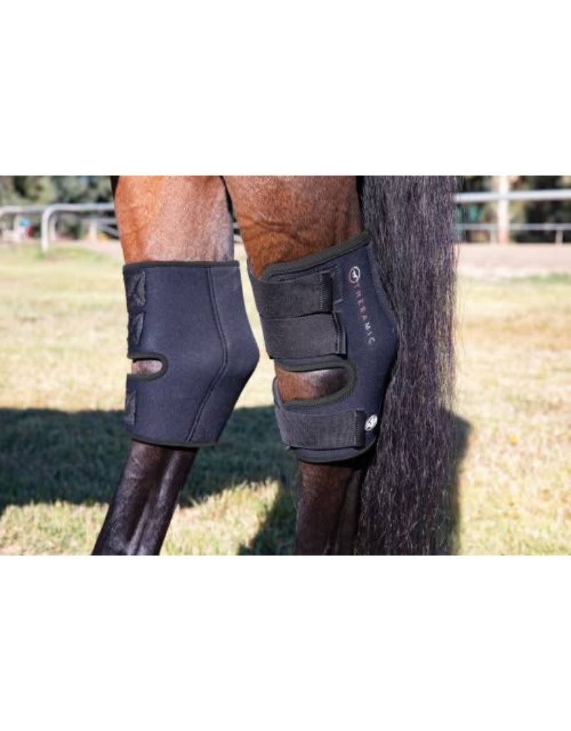Professional's Choice Theramic Hock Boot Gold Buckle Tack