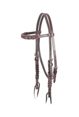 Classic Equine Headstall Browband Blood Knot Latigo