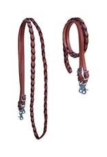 Burns Saddlery 5/8 Laced Barrel Reins