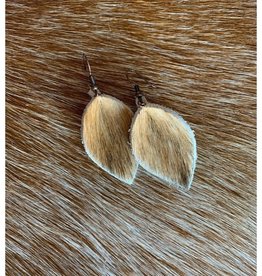 Dakota Cowgirl Small Hide Earrings