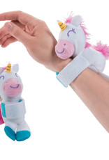 Oriental Trading Hugging Stuffed Unicorn Slap Bracelets