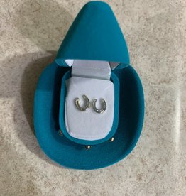 Western Express Horseshoe Earrings in Cowboy Hat Set