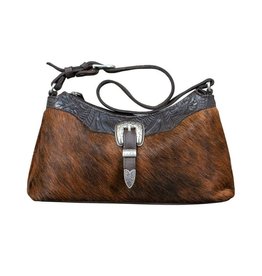 American West Cowtown Zip-Top Shoulder Bag