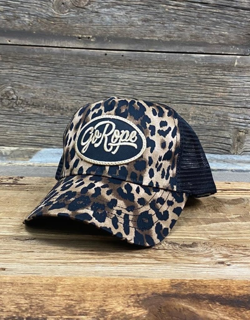 Go Rope Leopard Patch Hat