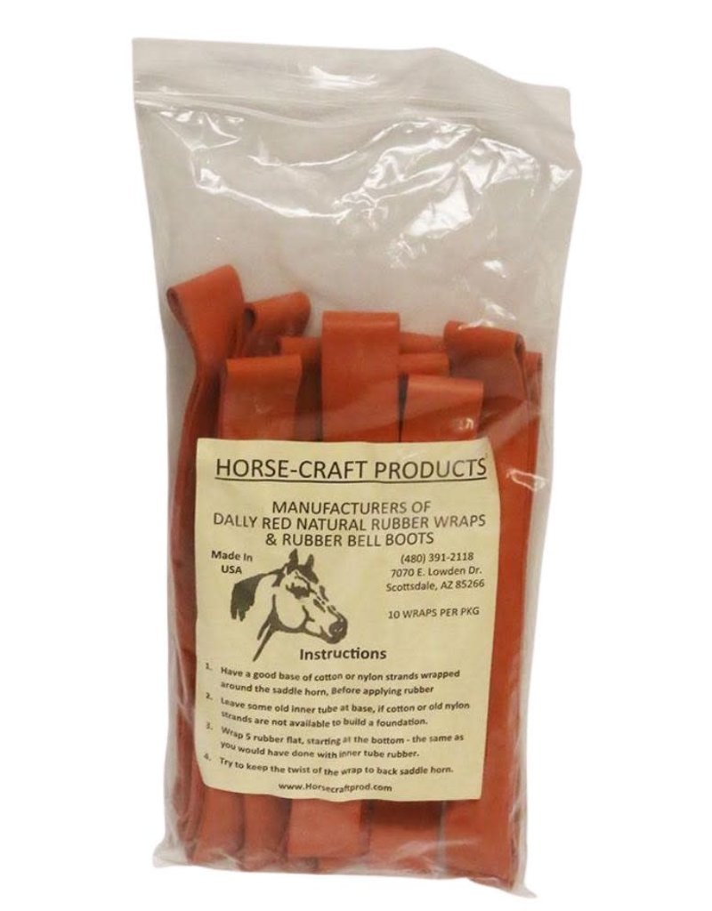 Lonestar Ropes Red Dally Wrap 10-pack