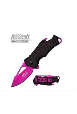 MTech USA Pink Blade w/ Black Handle 3" Assisted Opening Knife
