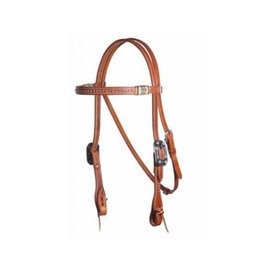 Professional's Choice 5/8 Headstall Brow nat raw/bla