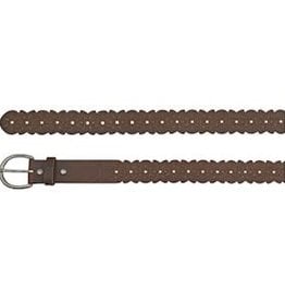 Catchfly Ladies Belt Brown W/Laser Cut Details