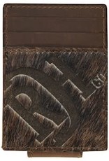 Red Dirt Hat Co Mens Card Case w/Magnetic Clip Natural Brindle