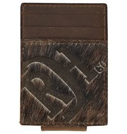 Red Dirt Hat Co Mens Card Case w/Magnetic Clip Natural Brindle