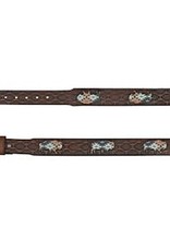 Red Dirt Hat Co Mens Belt Southwest Buffalo Inlay