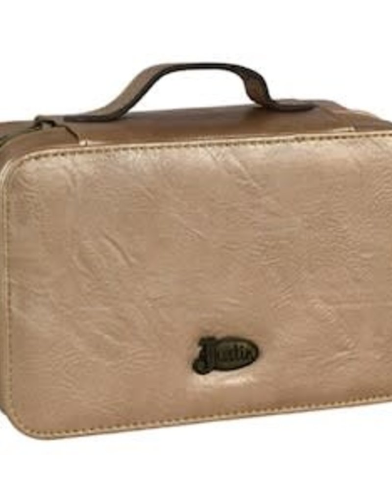 Justin Jewelry Case Blush Gold Metallic