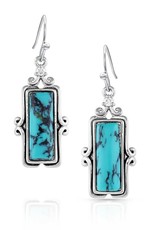 Montana Silversmiths Looking Glass Turquoise Earrings