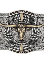 Attitude Ropin’ Ready Longhorn Attitude Buckle