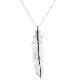 Montana Silversmiths Midnight Magic Feather Necklace