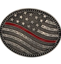 Attitude Support the Thin Redf Line Buckle