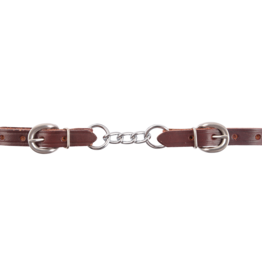 Classic Equine Latigo Curb Strap w/4 Chain Links