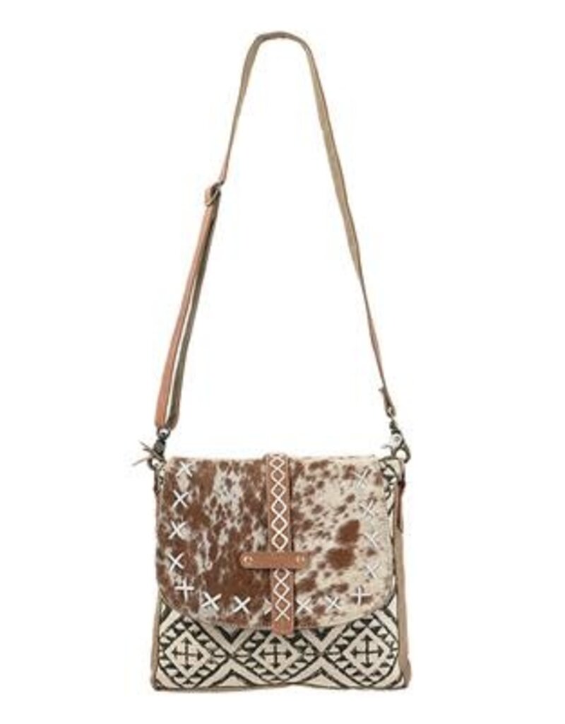 American Darling Hide and Canvas Crossbody