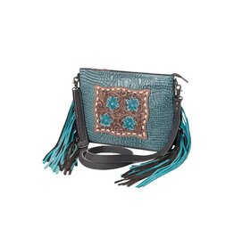 American Darling Turquoise with floral tooling