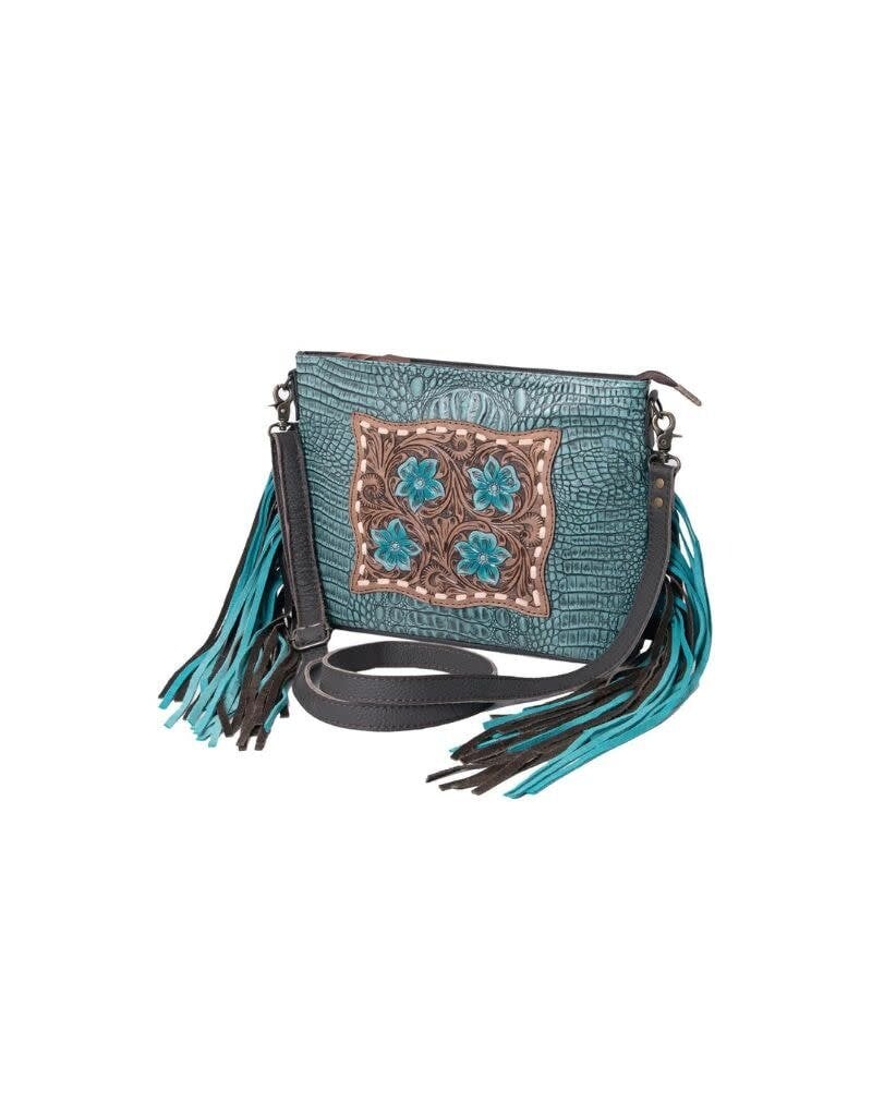 American Darling Turquoise with floral tooling