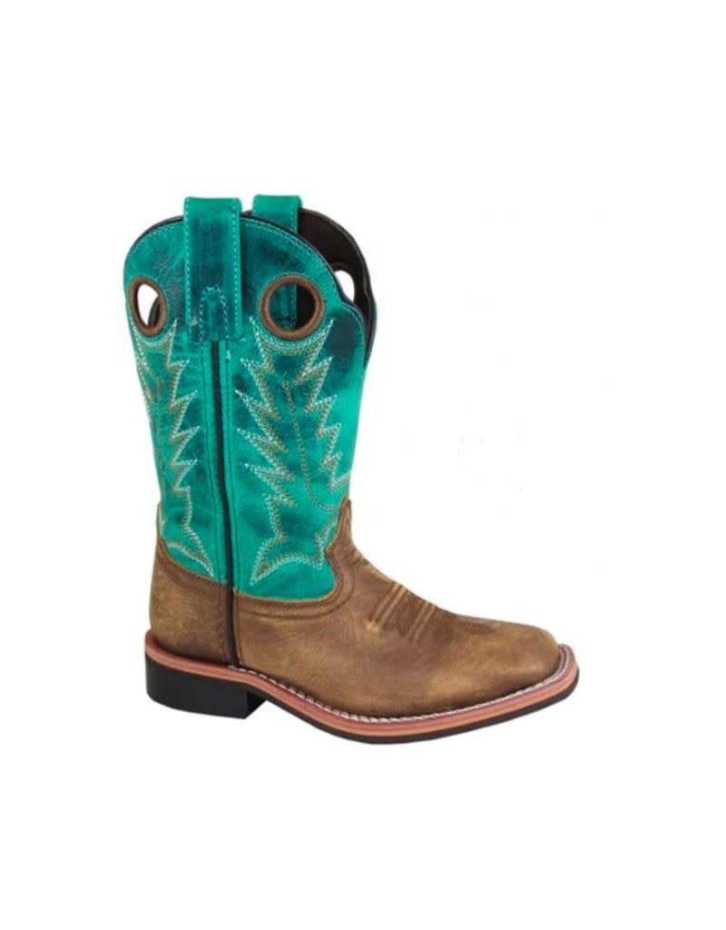 Smoky Mountain Boots Jesse Brown Distress/Turquoise Boots 10C