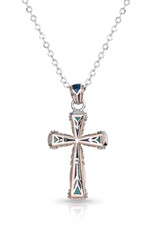 Montana Silversmiths Western Mosaic Cross Necklace