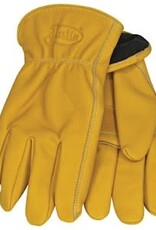 Justin Leather Gloves w/Fleece Lining