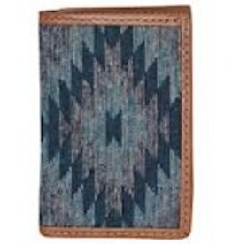 Tony Lama Mens Trifold Wallet w/SW Blanket Design