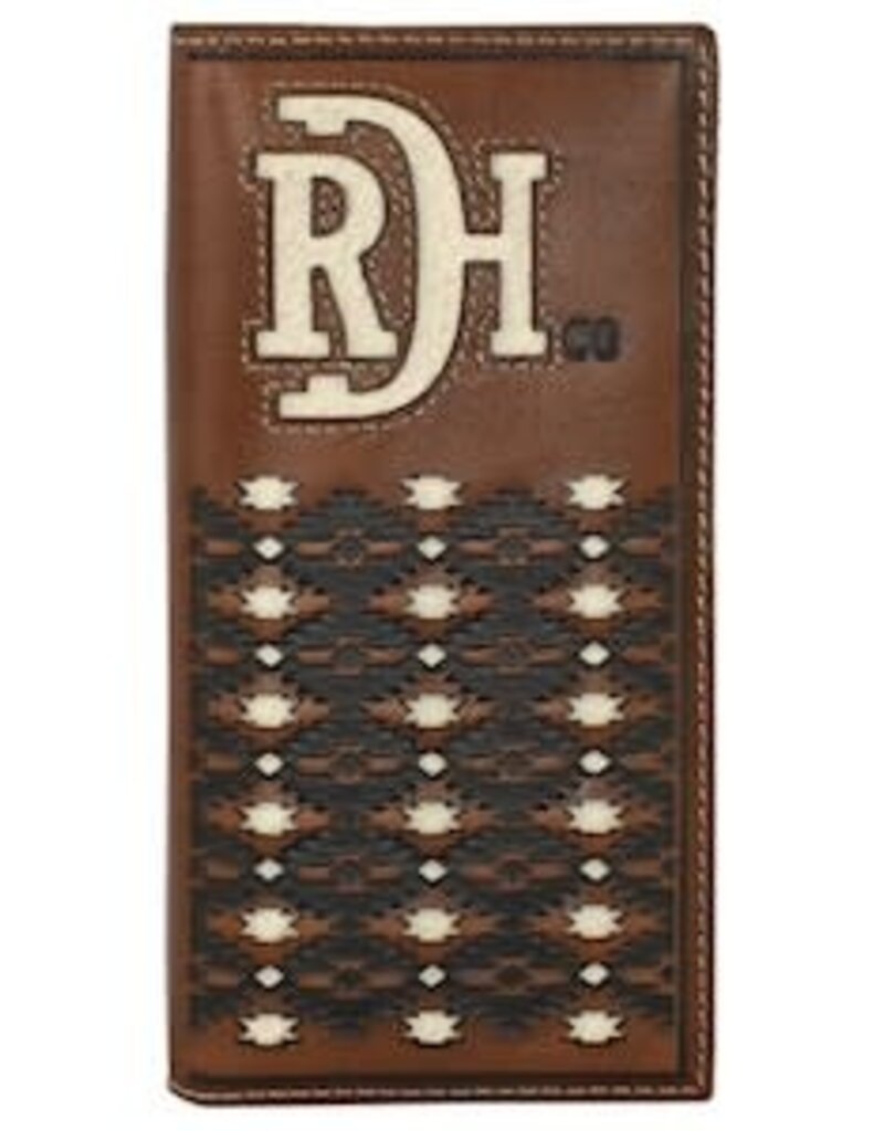Red Dirt Hat Co Rodeo Wallet Embossed w/Ivory Inlay
