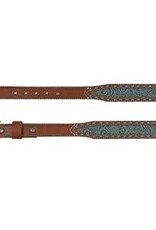 Catchfly Ladies Tapered Belt w/Tooling Inlay/Buckstitch