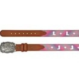 Catchfly Girls Belt Pastel Shimmer w/Hearts & Boots